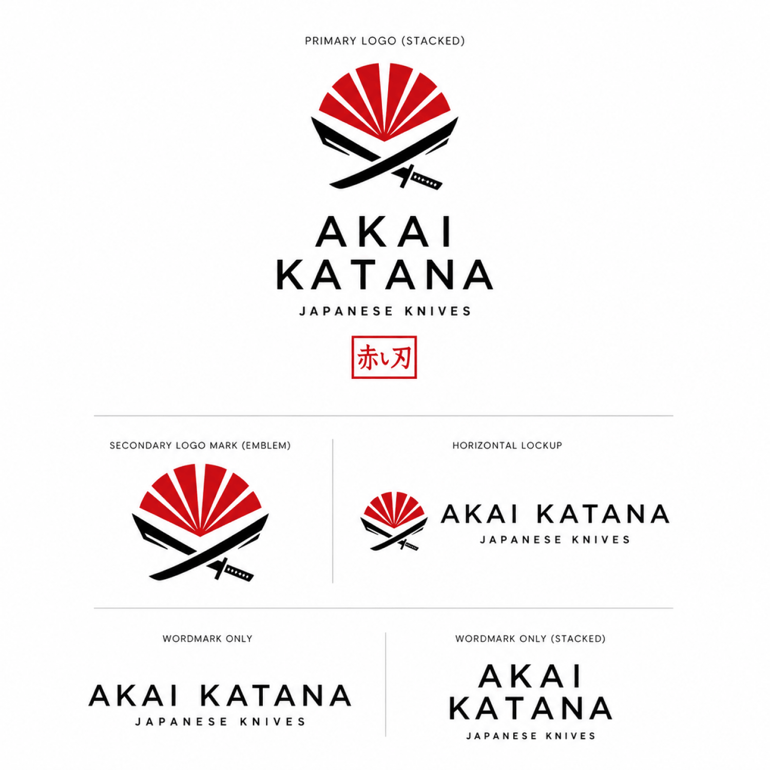 Разработка бренда Akai Katana для Food Expo в Армении