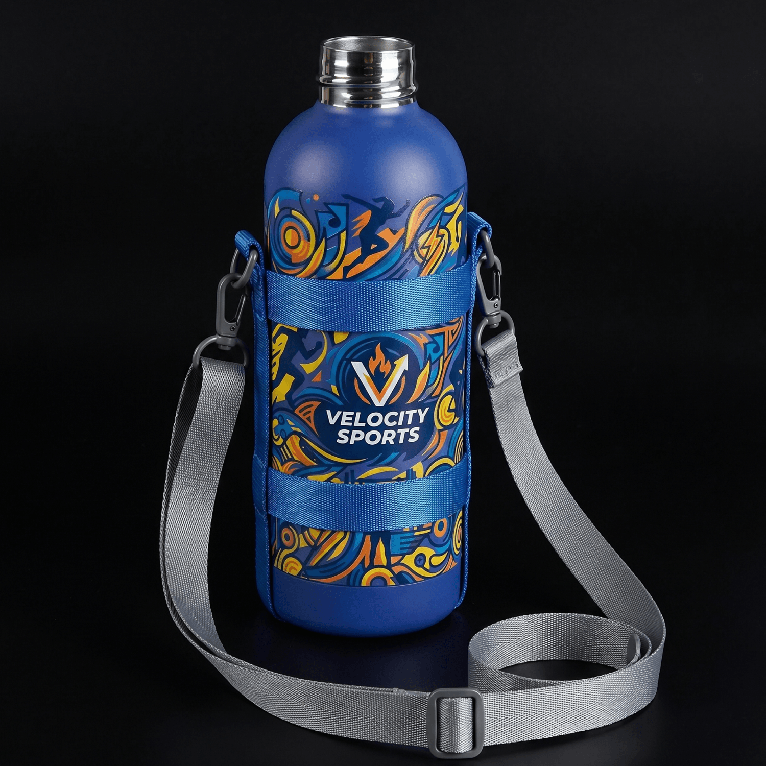 Сумка из ленты для термобутылки с кастомным брендингом Velocity Sports