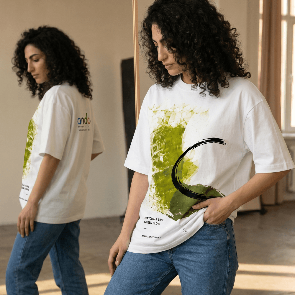 Fashion линейка с арт принтом для ANDO